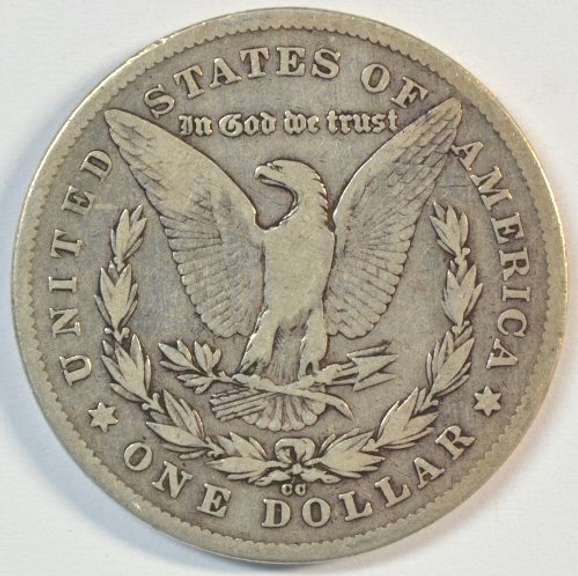 Key date 1878-CC Morgan Silver Dollar. First-year issue
