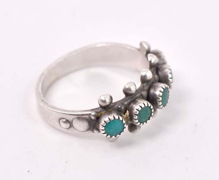 Blue Gemstone Ring in Sterling Silver