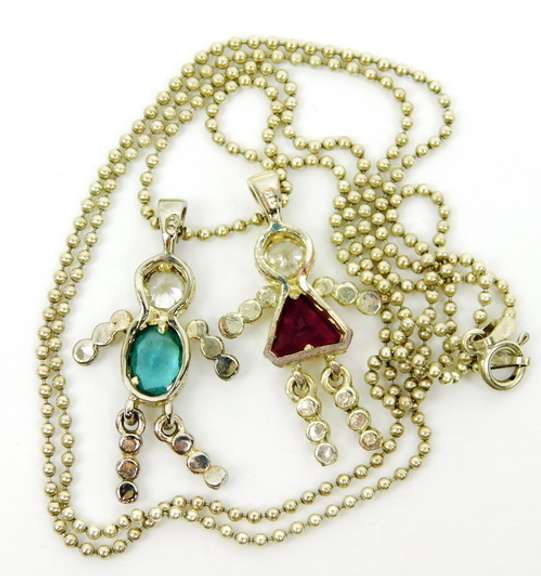 Sterling Mother's Charm Necklace