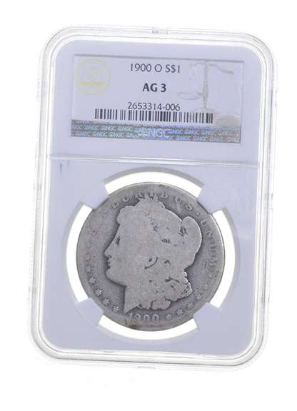 AG3 1900-O Morgan Silver Dollar - Graded NGC