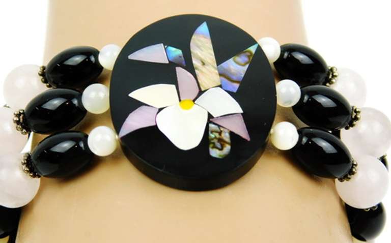 Lee Sands Vintage Gemstone Bracelet