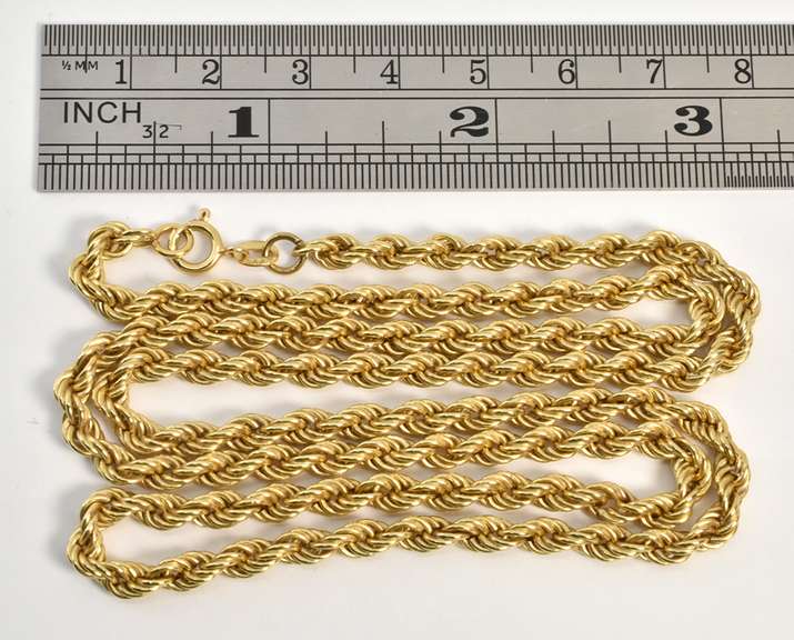Useful 14k Rope Necklace