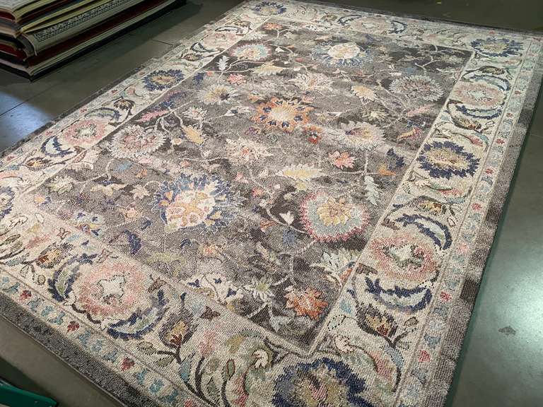 Stunning Vintage Repro Design Rug 8x11