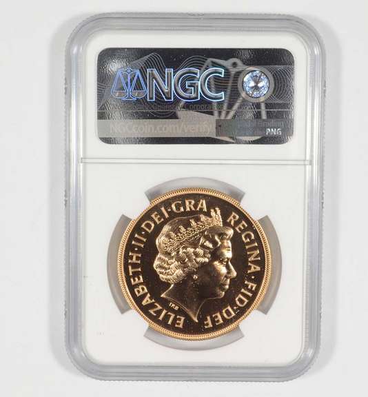 MS70 DPL 1998 Great Britain 5 Sovereign - Graded NGC