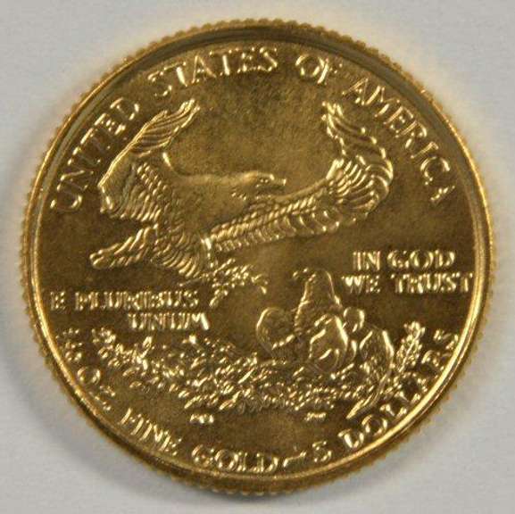 Pristine Superb Gem BU 1998 $5 American Gold Eagle