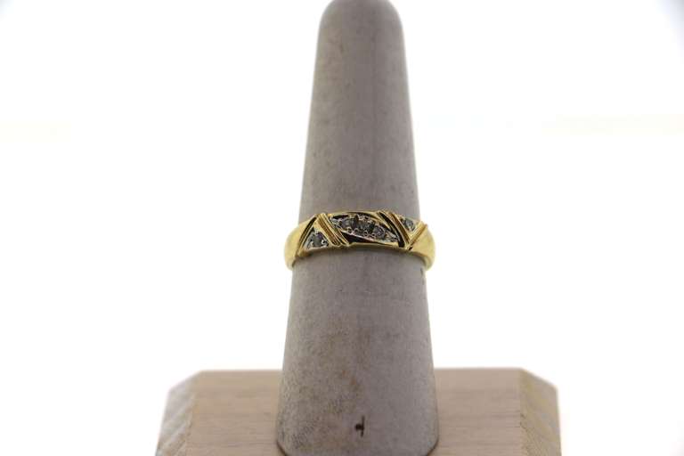 Diamond Crusted 14k Gold Weave Ring