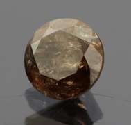Glistening 1.18ct black calico Diamond solitaire