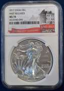 2017 American Silver Eagle NGC MS70 First Releases US Mint 225th Anniversary
