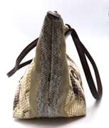 Longchamp Le Pilage Python Print Shoulder Bag