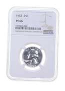 PF66 1952 Washington Quarter - Graded NGC