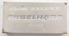 Engelhard 50 Troy Oz .999 Fine Silver Bar