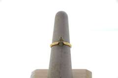 Impeccable Oval Diamond Ring with 14k Gold