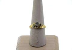 Round Diamond Cluster Ring with 14k Gold