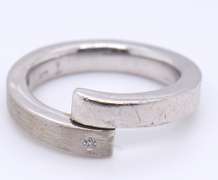 Sterling Silver Cubic Zirconia Band