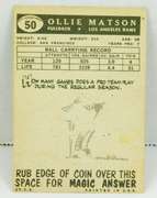Ollie Matson, L.A. Rams Vintage Football Card