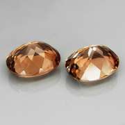 Well matched 11.98ct Imperial Topaz pair