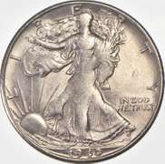 1940-S Walking Liberty Half Dollar - Die Adjustment ERRO