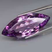Marquise cut 19.18ct big Bolivian Amethyst