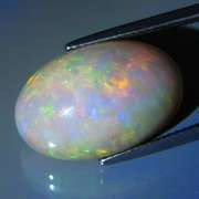 Exciting 9.59ct full body smoldering GRAY Welo Opal