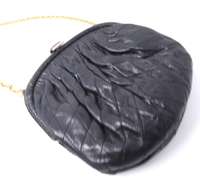 Vintage Designer Chanel Karung Shoulder Bag