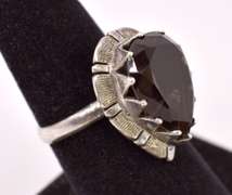 Sensational Smoky Quartz Ring in Sterling Silver