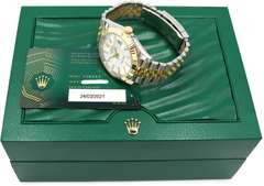 Rolex Datejust Two Tone 18kt Gold Watch