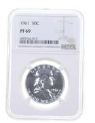 PF69 1961 Franklin Half Dollar - Graded NGC