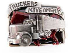 Truckers Move America 1983 Siskiyou Belt Buckle