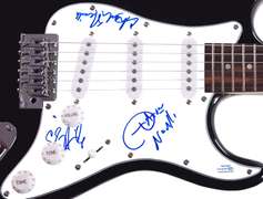 The Neville Brothers Autographed Signed Guitar ACOA