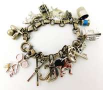 Vintage Sterling Charm Bracelet