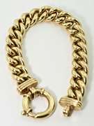 Fashionable Chunky and Thick 14K Bracelet