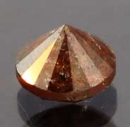 Eye catching .84ct smooth cut chocolate Diamond solitaire