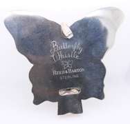 Reed & Barton Sterling Silver Butterfly Whistle Pendant