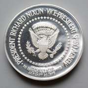 1973 Nixon Agnew Presidential Silver Proof  Inaugural Medal