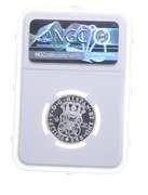 PF69 UCAM 1988 Mexico 1/4 Oz. Silver Pillar Dollar - Graded NGC