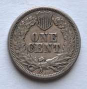 1860 Round Bust Indian Cent