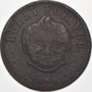 1863 W. Jaxon Grocers Civil War Token MI 525D