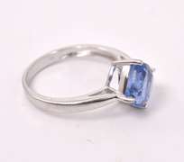 Blue Gemstone Ring in Sterling Silver