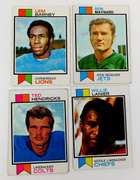 4 Topps 1973 Football Cards