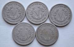 5 1883 Rackateer V Nickels