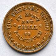 Civil War Patriotic Token.