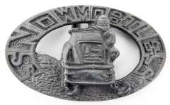 Snowmobiles Belt Buckle