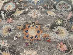 Stunning Vintage Repro Design Rug 8x11