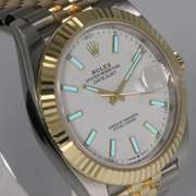 Rolex Datejust Two Tone 18kt Gold Watch