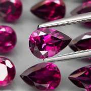 Natural 10.10ct violet Rhodolite Garnet set