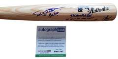 Warriors Cast Autographed X7 Baseball Bat James Remar +6 ACOA