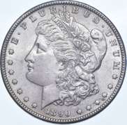 1890-S Morgan Silver Dollar