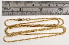 Popular 14k Box Link Necklace