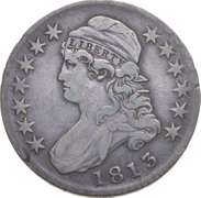 1813 Capped Bust Half Dollar - O-108