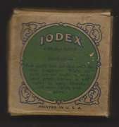 Iodex Methyl Salicylate Antique box Physician sample
